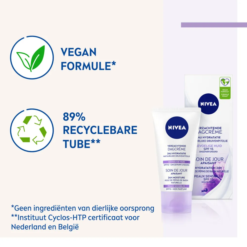 Dag- & Nachtcrème<NIVEA Dagcrème Verzachtend SPF 15 50 ml