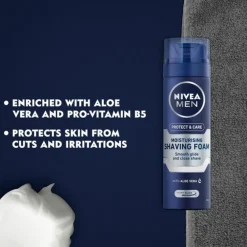 Scheren & Ontharen<NIVEA Men Scheerschuim Protect & Care Hydraterend 250 ml