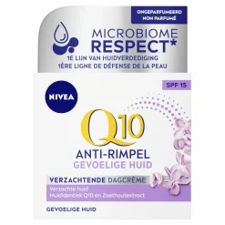 Q10 Dagcrème Anti-Rimpel Gevoelige Huid SPF 15 50 ml^NIVEA