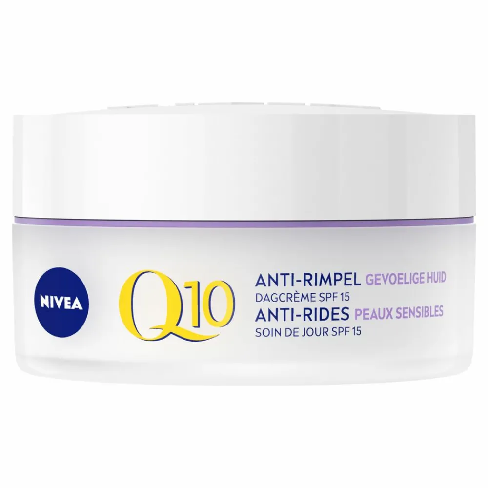 Q10 Dagcrème Anti-Rimpel Gevoelige Huid SPF 15 50 ml^NIVEA