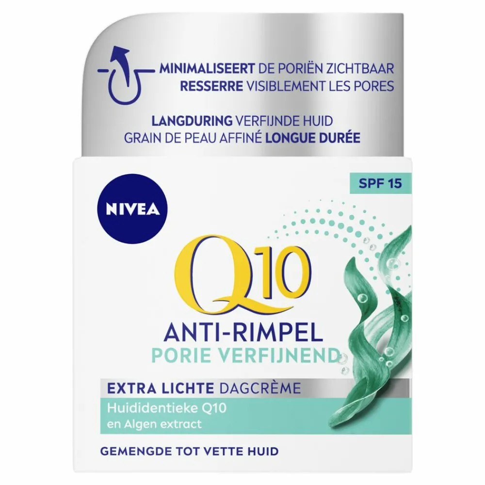Outlet Q10 Dagcrème Anti-Rimpel Extra Licht SPF 15 50 ml Dag- & Nachtcrème