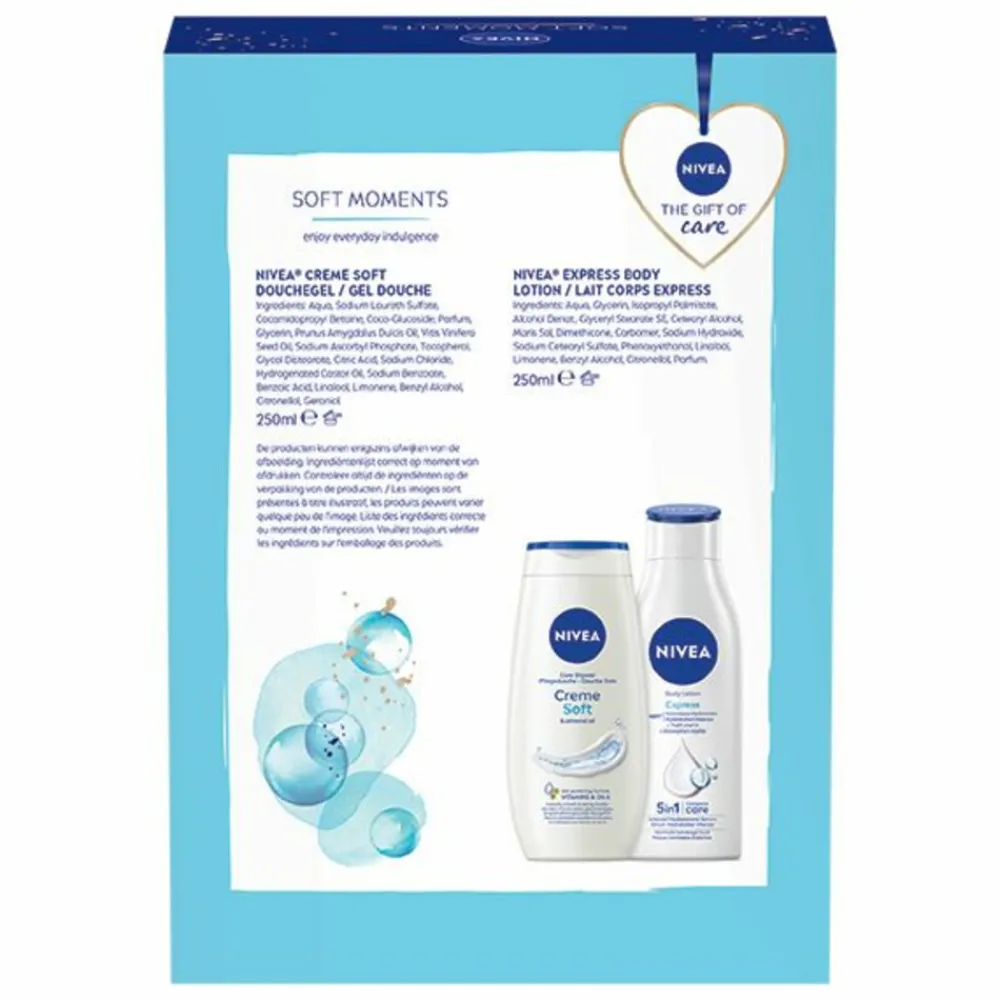 Geschenksets|Bad & Douche<NIVEA Soft Moments Geschenkset 1 set