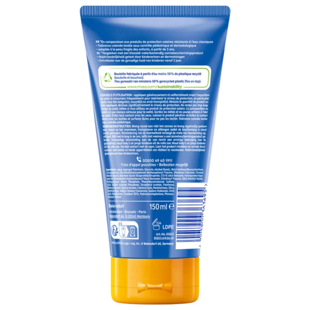 Protect & Hydrate Zonnecrème Kids Swim & Play SPF 50+ 150 ml^NIVEA Sun New
