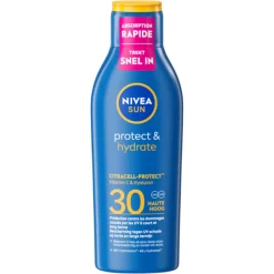 Protect & Hydrate Zonnemelk SPF 30 200 ml^NIVEA Sun New