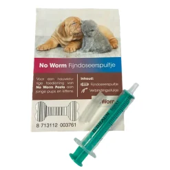 Vlo, Teek & Worm<No Worm Fijndoseerspuitje Pasta Ontworming