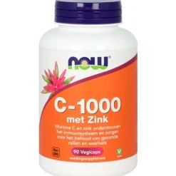 Hot C-1000 met Zink 90 capsules Mineralen|Vitaminen