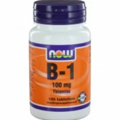 Vitaminen<NOW Vitamine B1 100mg 100 tabletten
