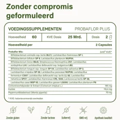 Outlet Probaflor Plus Probiotica 60 stuks Speciale Bestanddelen