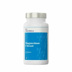 Mineralen<Nutribites Magnesium Citraat 60 tabletten