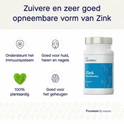 Mineralen<Nutribites Zink 60 capsules
