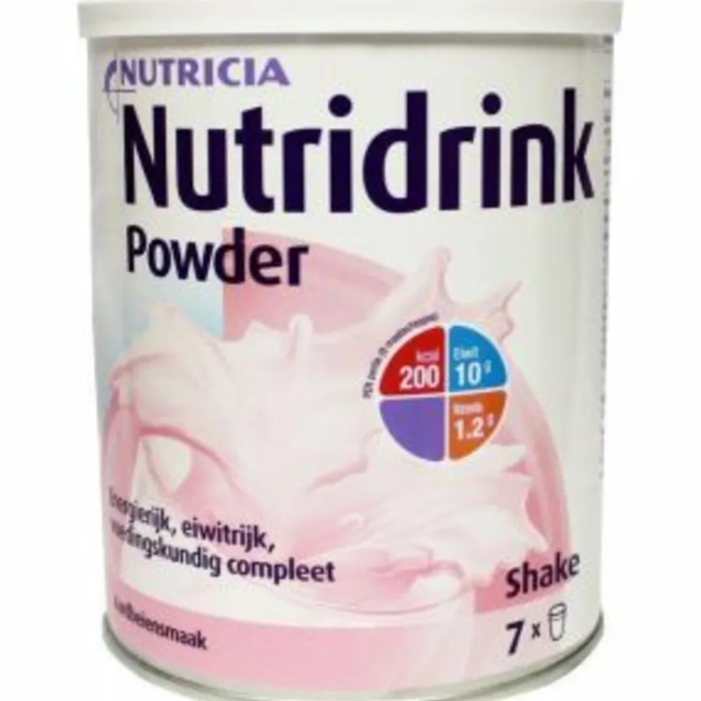 Medische Voeding<Nutricia Nutridrink Poeder Aarbei 335 gr