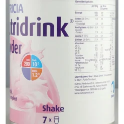 Medische Voeding<Nutricia Nutridrink Poeder Aarbei 335 gr