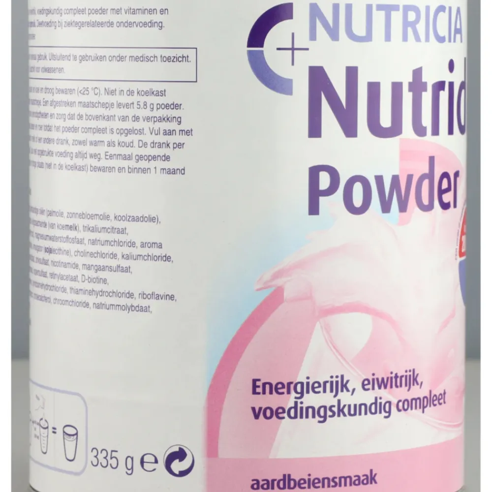 Medische Voeding<Nutricia Nutridrink Poeder Aarbei 335 gr