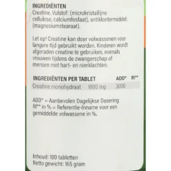 Sportvoeding & Drank<Nutriforce Creatine 1000 mg 100 stuks