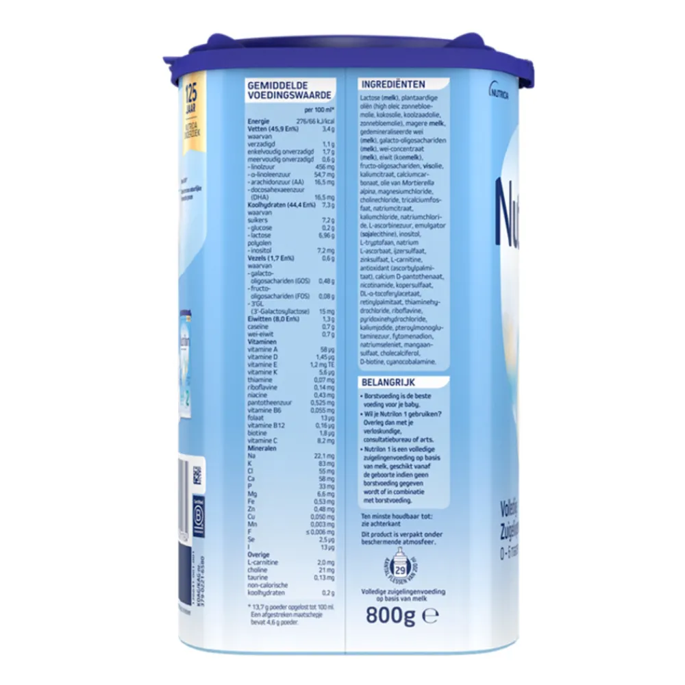 Hot Zuigelingenvoeding Standaard 1 800 gr Baby & Peutervoeding