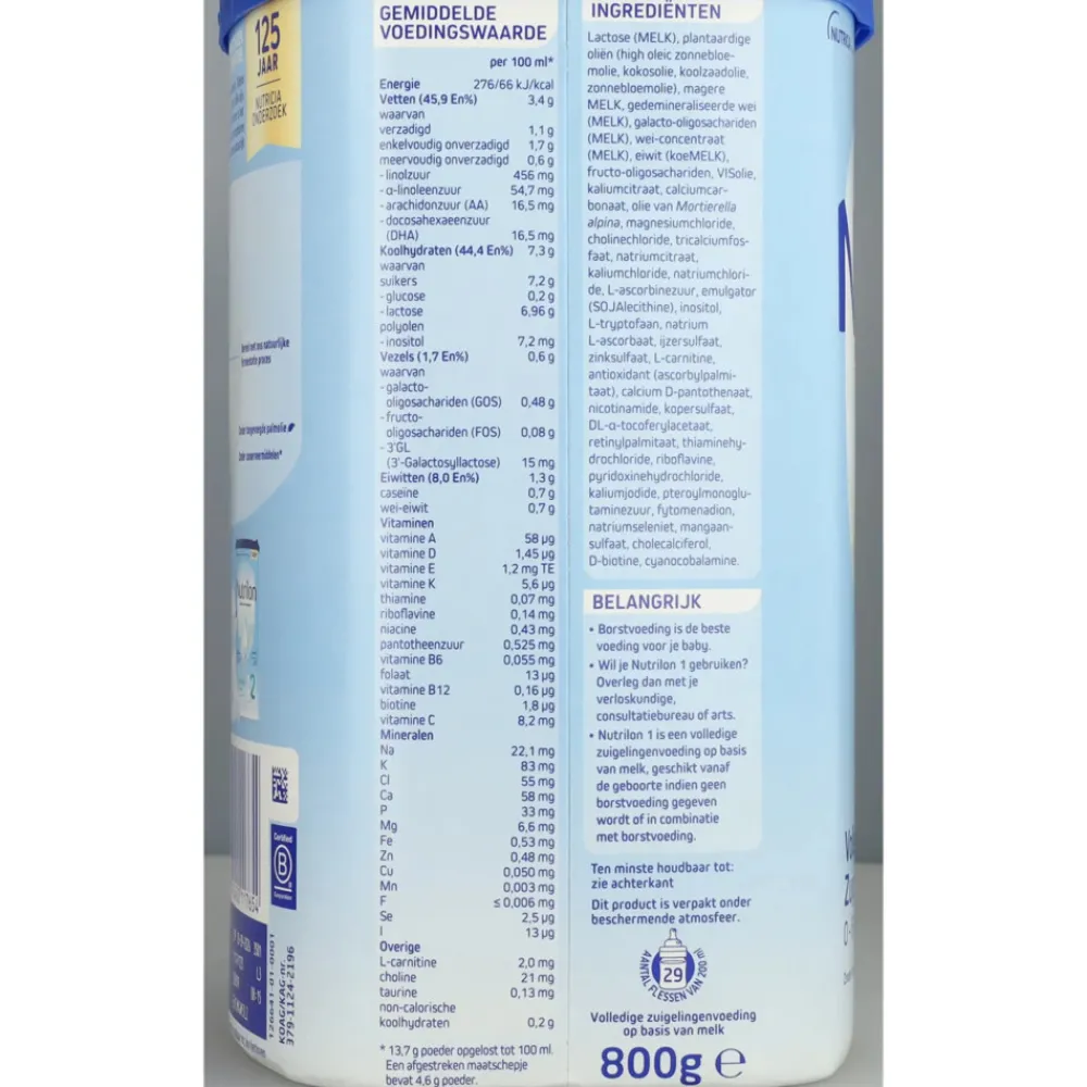 Hot Zuigelingenvoeding Standaard 1 800 gr Baby & Peutervoeding