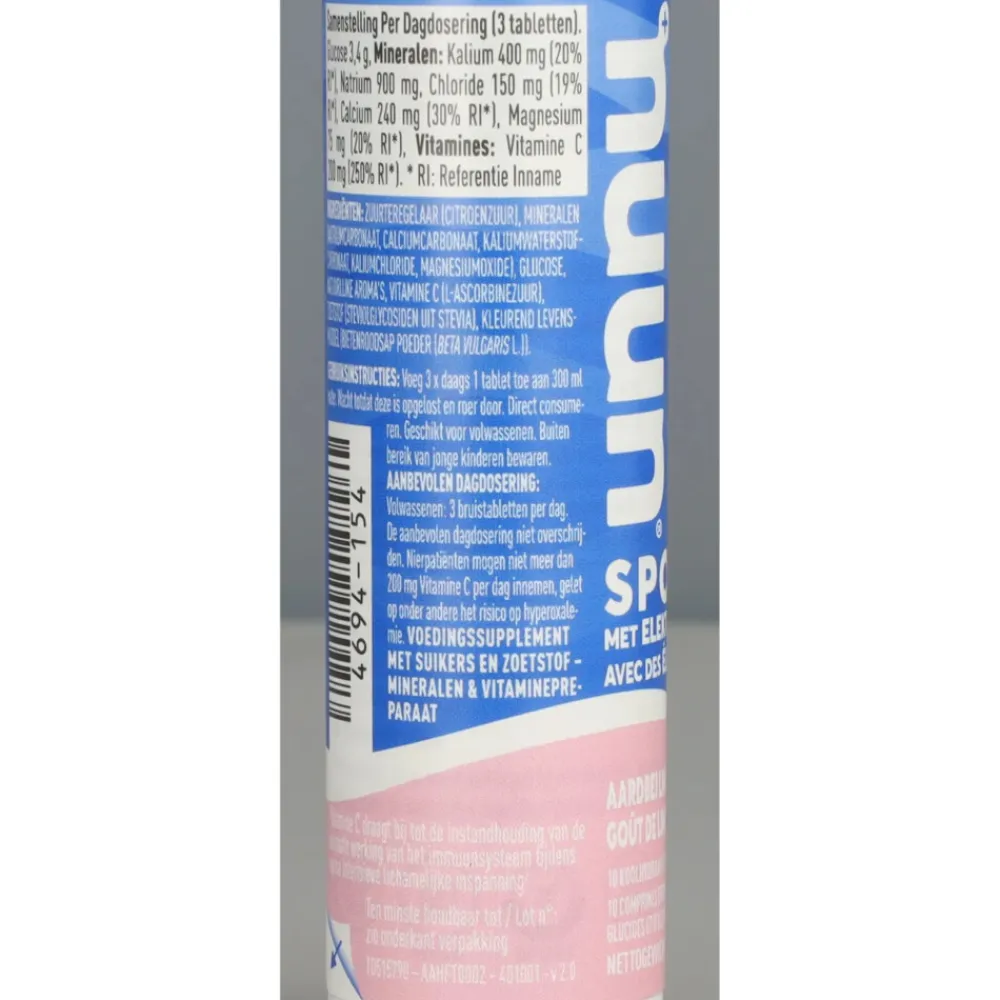 Sport Aardbei 10 bruistabletten^Nuun Online