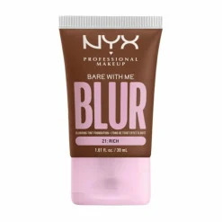Hot NYX Bare With Me Blur Tint Foundation Rich 30 ml Foundation