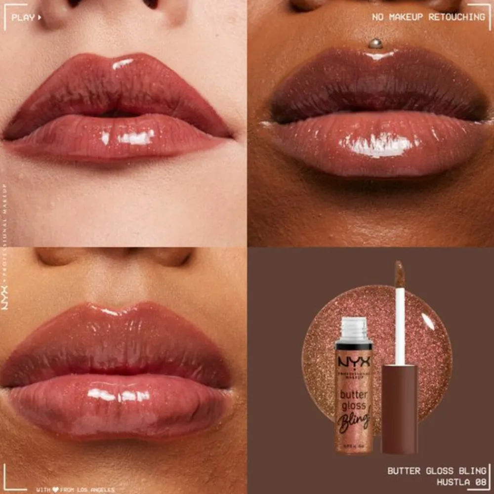 NYX Butter Gloss Bling Lipgloss Hustla 8 ml^NYXr