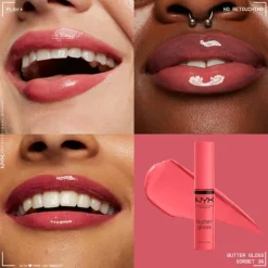 Lipgloss<NYXr NYX Butter Gloss Lipgloss Sorbet 8 ml