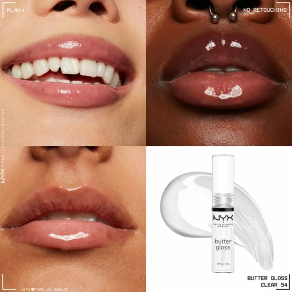 NYX Butter Gloss Lipgloss Clear 8 ml^NYXr Sale