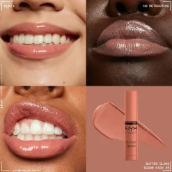NYX Butter Gloss Lipgloss Sugar High 8 ml^NYXr
