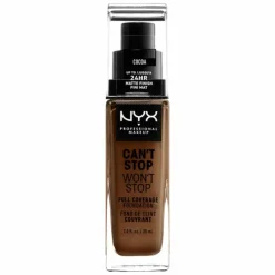 Hot NYX Can't Stop Won't Stop Foundation Cocoa 30 ml Foundation