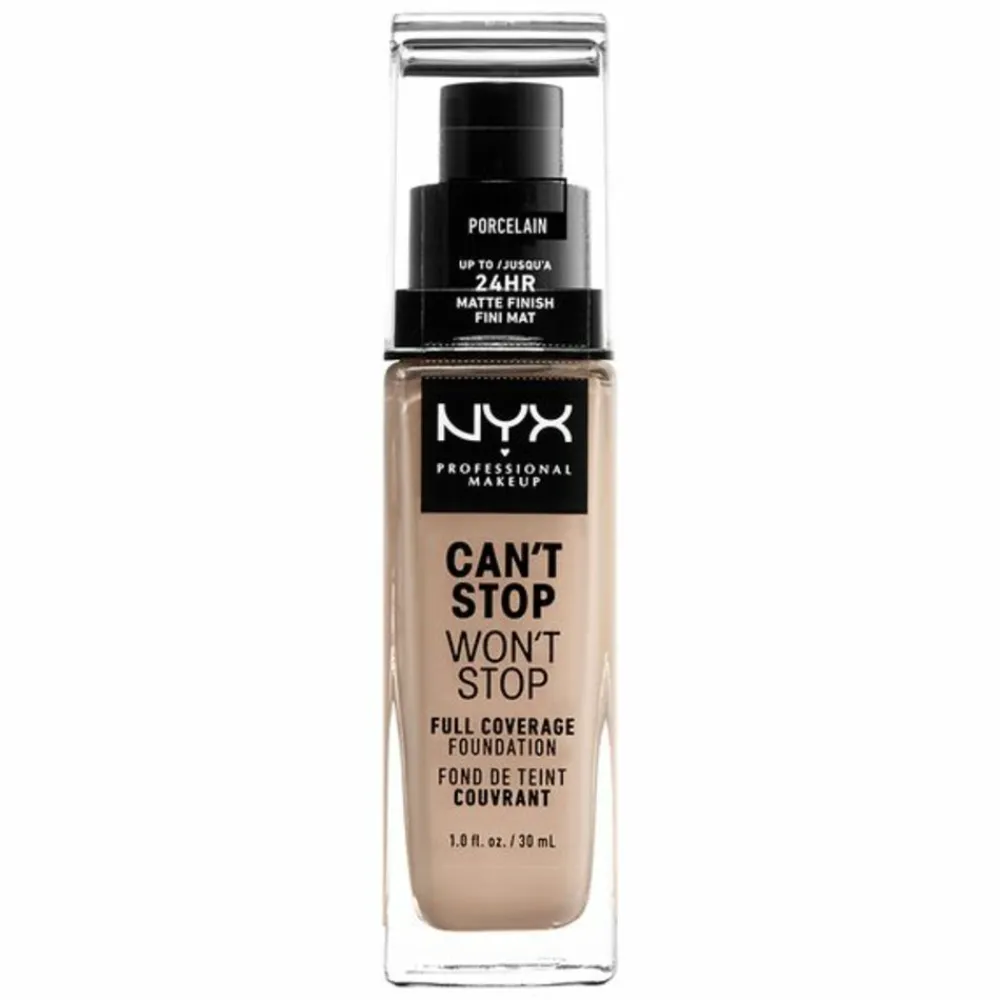 Foundation<NYXr NYX Can't Stop Won't Stop Foundation Porcelain 30 ml