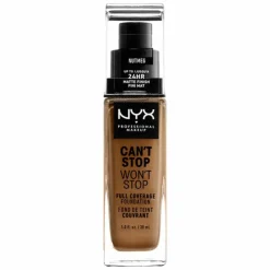 Foundation<NYXr NYX Can't Stop Won't Stop Foundation Nutmeg 30 ml