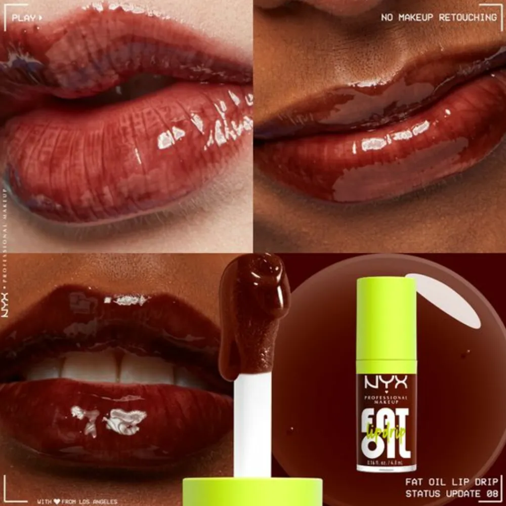 Lipgloss<NYXr NYX Fat Oil Lip Drip Lipgloss Status Update 4.8 ml