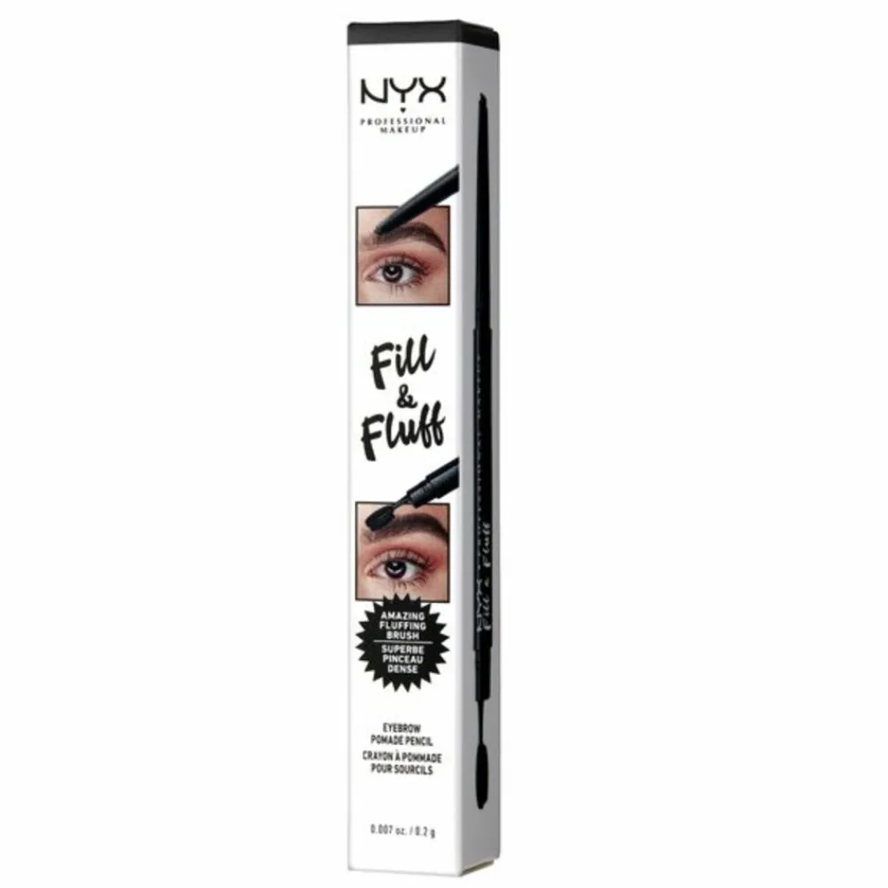 NYX Fill & Fluff Wenkbrauw Pomade Potlood Black 0.2 gr^NYXr