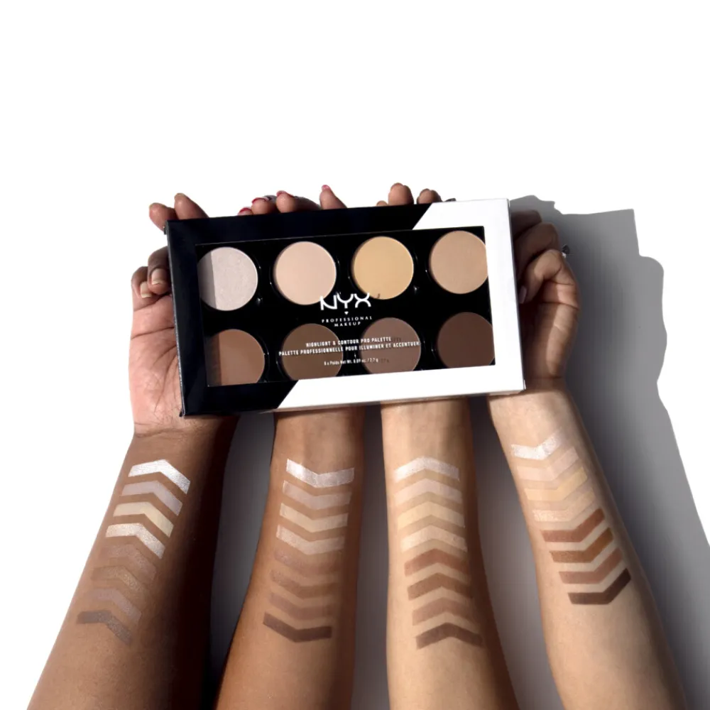 NYX Highlight & Contour Pro Palette 8 kleuren 21.6 gr^NYXr