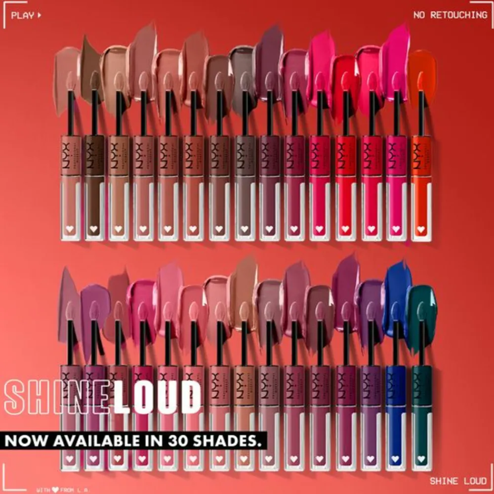 NYX Shine Loud High Shine Liquid Lipstick In Charge 1 stuk^NYXr
