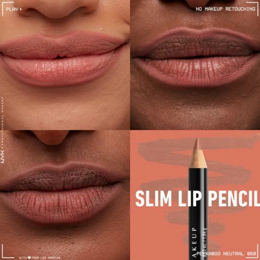 Lipliner<NYXr NYX Slim Lip Pencil Peekaboo Neutral 1 gr