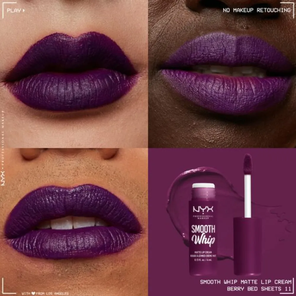 Discount NYX Smooth Whip Matte Lip Cream Berry Bed Sheets 4 ml Liquid Lipstick