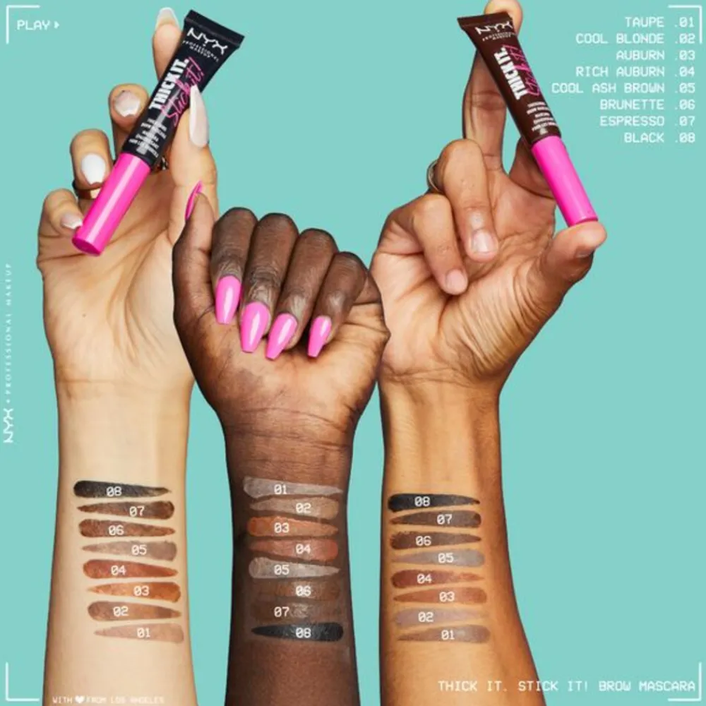 Wenkbrauwgel<NYXr NYX Thick It Stick It Wenkbrauwgel Mascara Taupe 7 ml