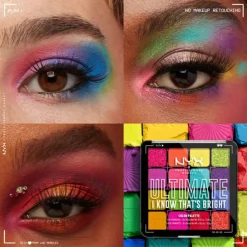 Oogschaduw<NYXr NYX Ultimate Oogschaduw Palette I Know That's Bright 1 stuk
