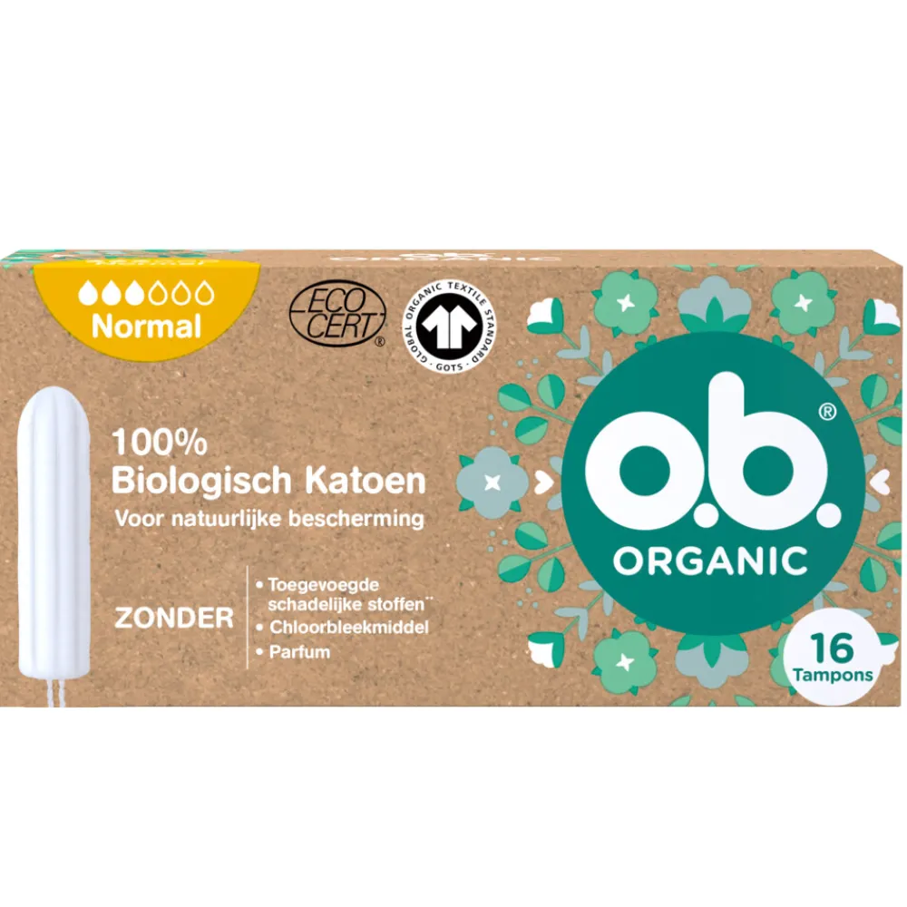 Discount Organic Cotton Normaal 16 stuks Intiemhygiëne