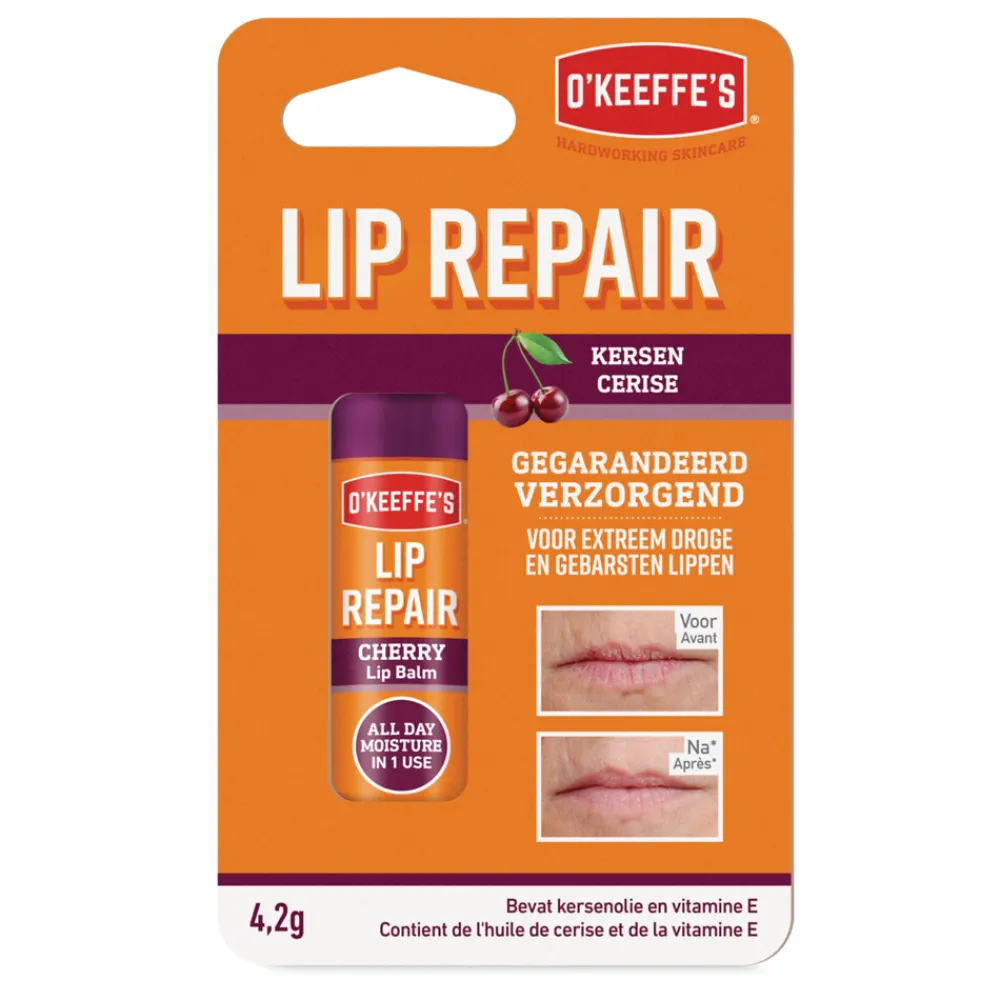 Lipverzorging<OKeeffes O'Keeffe's Lip Repair Cherry 4,2 gr