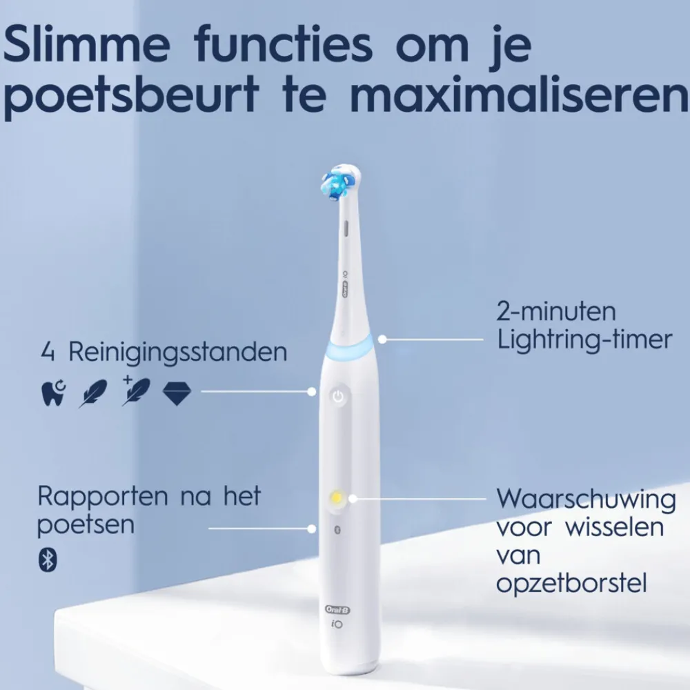 Elektrische Tandenborstel iO 4N Wit^Oral-B Hot