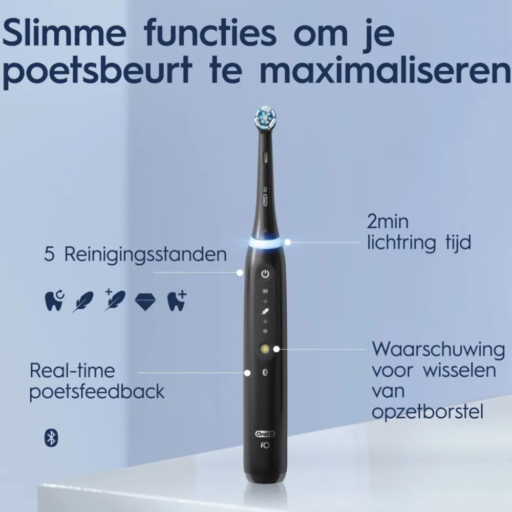 Elektrische Tandenborstel iO 5 Duo Zwart & Wit 2 stuks^Oral-B Hot