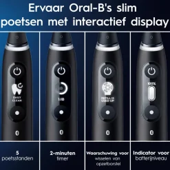 Elektrische Tandenborstel iO 6 Duo Zwart & Roze 1 set^Oral-B