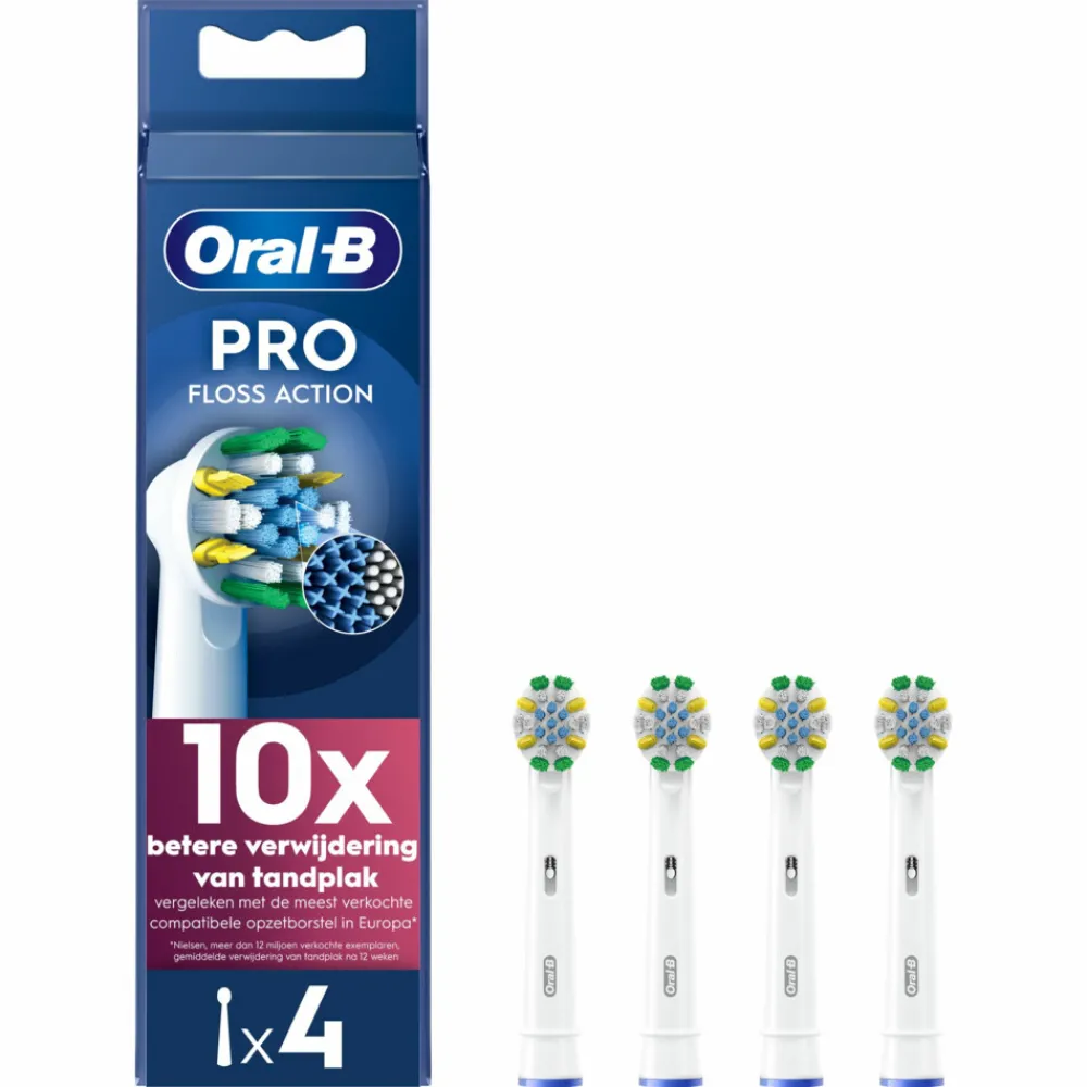 Opzetborstels FlossAction Wit 4 stuks^Oral-B