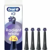 Opzetborstels iO Radiant White Zwart 4 stuks^Oral-B Discount
