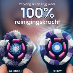 Opzetborstels iO Radiant White Zwart 4 stuks^Oral-B Discount
