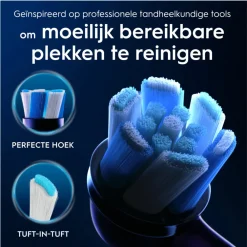 Hot Opzetborstels iO Ultimate Clean Zwart 6 stuks Tandenborstels