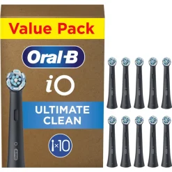 Sale Opzetborstels iO Ultimate Clean Zwart 10 stuks Tandenborstels
