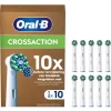 Clearance Opzetborstels Pro Cross Action Wit 10 stuks Tandenborstels