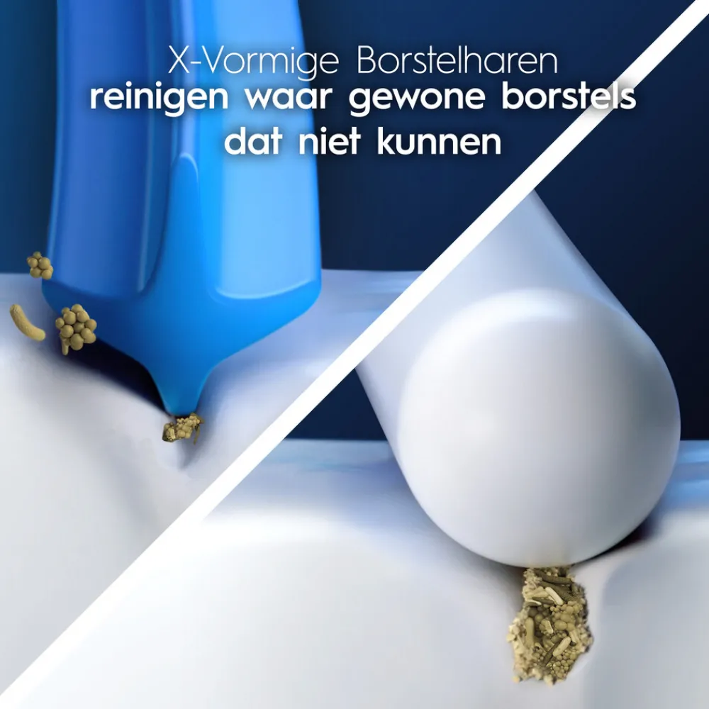 Clearance Opzetborstels Pro Cross Action Wit 10 stuks Tandenborstels