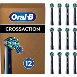 Tandenborstels<Oral-B Opzetborstels Pro Cross Action Zwart 12 stuks